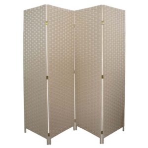 BIOMBO SEPARADOR FELPA CREMA 2X1,80 M