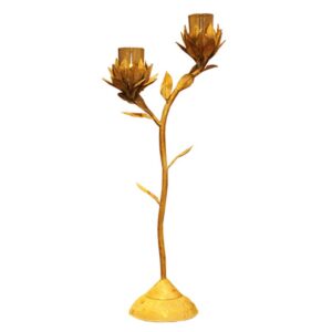 CANDELABRO DORADO 86 CM