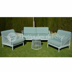 CONJUNTO GARDEN (1 MESA + 1 SOFA + 2 SILLONES)