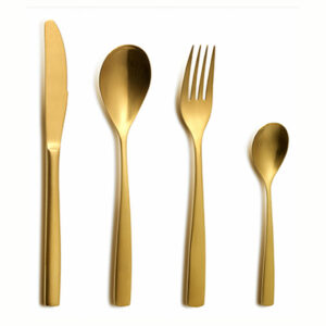 CUCHARA MESA ORO 18/10 MM