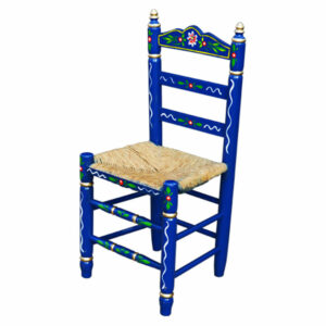SILLA SEVILLANA AZUL