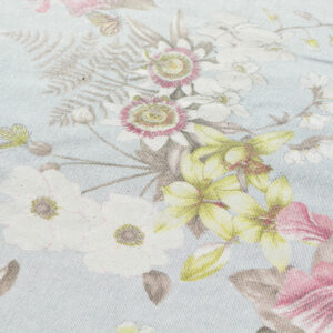 MANTEL REDONDO FLORES CELESTE 1,80 M