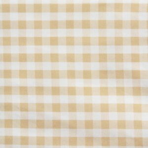 MANTEL REDONDO VICHY CAMEL 1,80 M
