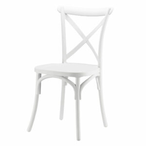 SILLA CROSSBACK RESINA BLANCA