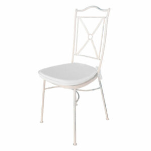 SILLA FORJA BLANCA VINTAGE