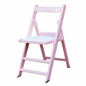 SILLA MADERA ROSA