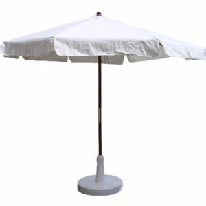 SOMBRILLA REDONDA BLANCA 3 M