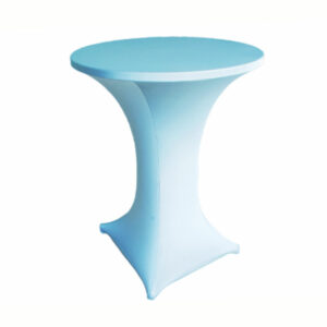 FUNDA ELASTICA MESA ALTA BLANCA